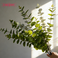 Dalian Chermy DC088 Großhandel Hochwertige Künstliche Eukalyptusblätter für Hochzeitsblumenarrangements und Dekoration