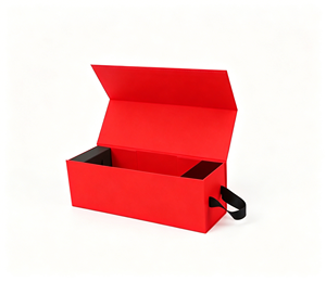 High End Magnetic Closure Wine <b>Box</b> Foldable Rigid Paper <b>Gift</b> Packaging Luxury Design for Champagne <b>Red</b> Wine - Product Image 5