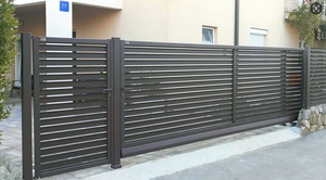 Chất lượng cao Điện Cổng điều khiển từ xa bên ngoài nhôm trượt cổng biệt thự tự động điện đường lái xe cổng - Product Image 5