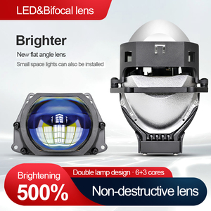 Xenplus K5 <span class=keywords><strong>Max</strong></span> 3 pouces voiture phares Led projecteur lampe bi Led lentilles 65w 6500K 15000LM haute puissance H4 H7 H11 9005 9006 - Product Image 5