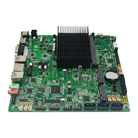 Placa base de PC Mini-ITX delgada de fábrica de alta calidad con DDR4 VGA 2 COM 5 SATA MSATA en Office