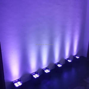 Guangzhou RGBWAUV 6'sı 1 arada LED Sahne Işığı IP65 DJ Kullanımı WiFi 8800AH Pil DMX512 Kontrol 25/40 Derece Lensli Işık - Product Image 3