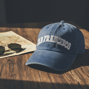 Casquette de baseball non structurée en gros avec logo brodé plat, casquette classique de sport, revêtement de haute qualité, coton lavé, Gorras vierges pour hommes - Product Image 1