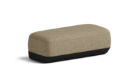 Banc ottoman modulaire en tissu pour bureau, idéal pour les zones de réception et les salles d'attente commerciales