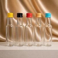 Bouteilles en verre pour boissons de 100 ml à 500 ml avec bouchon à vis, transparentes, service de gravure, pour diffuseur de parfum, thé, jus de fruits, lait