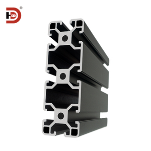 40120 đen ép đùn nhôm hồ sơ thiết bị khung máy Khắc Cung cấp dịch vụ cắt và khoan cho hồ sơ - Product Image 5