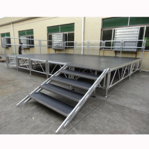 Height adjustable modular aluminum performance modern stage - Product Image 5