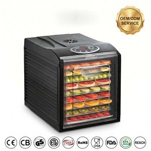 Electric Household <strong>Food</strong> <strong>Dehydrator</strong> with 9 Stainless Steel Trays Digital Control Low Noise Easy to Clean up to 70C - Product Image 2