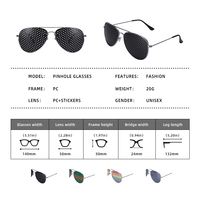 Autocollant de lentille drapeau de pays lunettes de soleil mode ronde surdimensionnée Double pont sténopé lunettes de soleil pour cadeaux