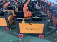 Machine automatique de roulage de filetages pour barres d'armature, destinée à la filetage des barres d'acier et aux projets de construction