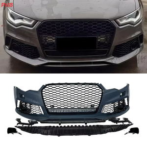 Parachoques Delanteros para Automóvil A6 S6 C7, Estilo RS6, Kits de Carrocería con Rejilla de Panal para <span class=keywords><strong>Audi</strong></span> A6 S6 C7 2012 2013 2014 2015 - Product Image 1
