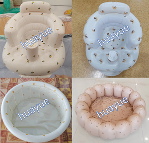 เบาะนั่งสำหรับเด็กแบบพกพาสำหรับเด็กหัดเดินชายหาดเก้าอี้เป่าลมนั่งในชั้นสำหรับเด็กวัยหัดเดิน3 6 9 12เดือน - Product Image 6