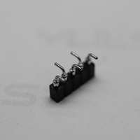 Conector Tipo SMT Espaciado 2,0mm Altura 2,8mm Posiciones 02P-40P Conector de cabezal de PIN redondo hembra para placa PCB