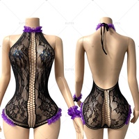 ELITES Vente en gros de vêtements de danse exotiques en maille pour femmes, tenues de strip-teaseuse en résille