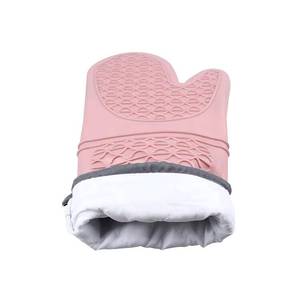 Extra Long Heat Resistant Oven Mitts with <b>Waterproof</b> <b>Silicone</b> Gloves Cotton Liner Dishwasher Safe for BBQ and Grill Use - Product Image 6