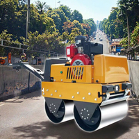 Équipement de construction professionnel Dynapac Tandem asphalte compacteur Diesel essence hydraulique vibrant rouleau clé