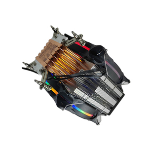 Custom Logo Single Tower Dual RGB CPU <b>Fan</b> Pwm Gaming PC <b>Computer</b> Processor Cooling Low MOQ 6pcs Heatpipe Cpu Cooler - Product Image 3