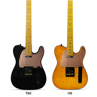 Gitar Elektrik Luxars High-end TL Real Flamed Maple Veneer Glossy Body Flamed Maple Satin Neck AlnIco V Pickup S-G27-MAX