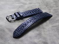 Bracelet de montre rétro vintage en cuir de crocodile véritable fait à la main 18mm 20mm 22mm véritable bracelet en alligator 19mm 21mm 23mm 24mm