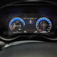 MOOKAKA Écran LCD numérique de 12,3 pouces pour tableau de bord Toyota Sienna 2021-2026, affichage du compteur de vitesse sous système d'exploitation Linux