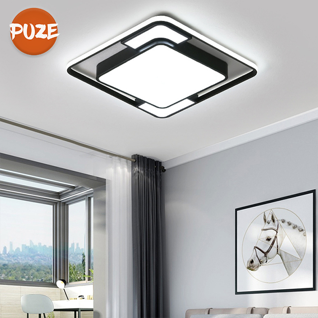 Modern Minimalist Creative Ceiling Lamp Simple Bedroom Study Balcony Corridor Aisle Ultra Thin Square Led Ceiling Lights