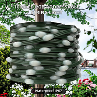 RITA 20AWG (0,2 mm) 3 broches DC12V 1000 LED, pas de 50/100 mm, WS2811 RGB, guirlande lumineuse à pixels adressables en forme de galet en plastique, IP67 CE