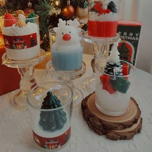 Velas con Forma Navideña, Regalos Navideños para el Hogar, Decoración Festiva, Mini Velas Aromáticas en Lata - Product Image 4