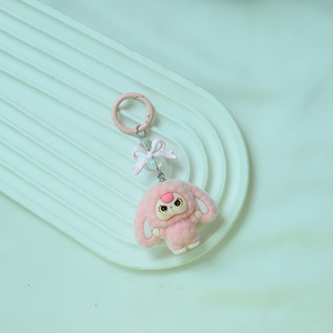 Thời trang <span class=keywords><strong>2025</strong></span> Hot New Kawaii phim hoạt hình dễ thương đổ <span class=keywords><strong>PVC</strong></span> 3D Macaron quái vật Thỏ <span class=keywords><strong>Keychain</strong></span> cổ điển Hàn Quốc xe mặt dây chuyền túi quyến rũ - Product Image 5