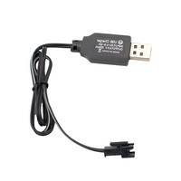 Kabel Pengisi Daya USB Universal 5V 3.6V 4.8V 6V 7.2V 250mA untuk Mobil Remote Control dengan Kabel Pengisi Daya Mainan USB Steker SM Betina