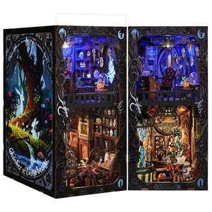 Puzzle en bois 3D personnalisé, écologique et luxueux sur le thème des monstres des profondeurs marines - Kit DIY pour un coin lecture miniature, décoration créative sur le thème <span class=keywords><strong>sous</strong></span>-<span class=keywords><strong>marin</strong></span> - Product Image 4