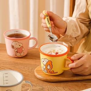 Taza de Cerámica Snoopy de 300 ml con Asa, Diseño de Dibujos Animados, para Regalo Estudiantil, Primavera 2025 - Product Image 2