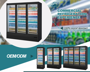 <span class=keywords><strong>Lg</strong></span> Réfrigérateur Porte en verre Congélateur <span class=keywords><strong>vertical</strong></span> Crème glacée réfrigérée Vitrine de présentation Ventilateur de refroidissement Vitrine Réfrigérateur - Product Image 4