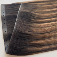 Pas de ruban adhésif pas de colle pas de chaleur 18 "20" 22 "papillon Double trames invisibles avec trous Extensions de cheveux