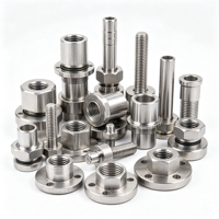 Pièces de machine de fraisage CNC haute précision sur mesure, 5 axes, usinage industriel de l'aluminium, petites pièces en acier inoxydable