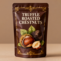 Emballage en plastique personnalisé, résistant à l'humidité, pour fruits et légumes déshydratés, collations, biscuits à l'avoine, sachets debout, pochettes