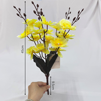Fleurs artificielles Phalaenopsis multicolores en gros pour la décoration de Noël, les arrangements floraux de mariage, les décorations pour la maison