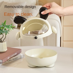 Công Suất Lớn Dễ Thương Máy Tính Để Bàn Thùng Rác Có Thể Nắp Mini Đa-Chức Năng Lưu Trữ Hộp Cho Hộ Gia Đình Sử Dụng Cao Cấp Văn Phòng Chất Thải Thùng - Product Image 4