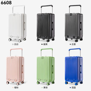 Valise trolley personnalisée à 4 roues, fermeture éclair durable, roues pivotantes pour les voyages de loisirs, printemps 2025 - Product Image 1