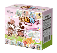 Biscuits en gros de 100g en forme de Mickey, saveurs mélangées chocolat, fraise et lait, collations décontractées pour enfants, thème dessin animé