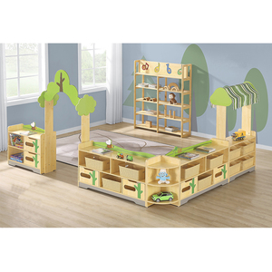 Moetry ชุดเฟอร์นิเจอร์ไม้สำหรับเด็กเล่นมุมสำหรับโรงเรียนห้องเรียนหรือโรงแรมดีไซน์ทันสมัย - Product Image 1