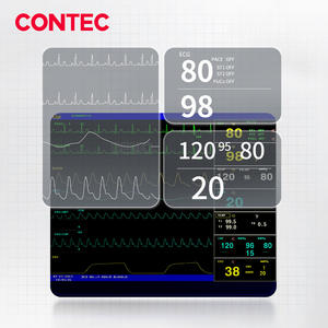 CONTEC-Monitor multiparámetro de paciente, dispositivo de monitoreo hospitalario, máquina de signos vitales, señal de paciente, - Product Image 3