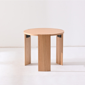 Bán Buôn Tối Giản Trong Nhà Đồ Nội Thất Nhà 50 <span class=keywords><strong>70Cm</strong></span> Hiện Đại Nhỏ Vòng Tự Nhiên Gỗ Bàn Cà Phê Cho Phòng Khách - Product Image 2