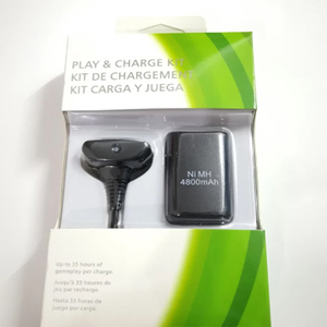 XBOXes 360 무선 컨트롤러 콘솔 교체 게임 패드 Bateria 키트 용 충전기가있는 4800mAh 충전식 배터리 팩 - Product Image 5