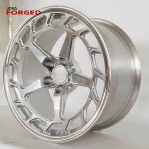 Jantes forgées concaves à cinq branches polies 5x114.3 5x100 19x9 19x10 40mm ET 4 pièces neuves - Product Image 3