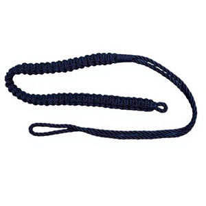 Cordon de serrage torsadé simple personnalisable de haute qualité avec sifflet intégré pour sacs, écologique, réutilisable, 100 % polyester - Product Image 5