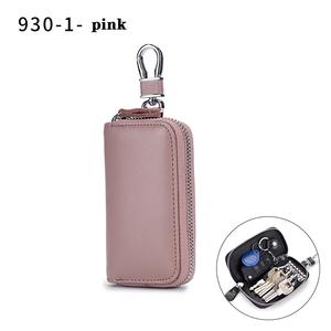 Mini porte-monnaie à fermeture éclair en cuir véritable, porte-monnaie, Vintage, portefeuille, étui à clés pour voiture - Product Image 5