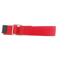 Ceinture respirante en toile de nylon unisexe multicolore simple Jeans décontractés Ceinture tactique personnalisée à double boucle pour l'extérieur