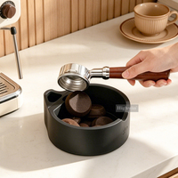 Boîte à café expresso écologique antidérapante et silencieuse, bac à déchets de café durable en silicone pour barista à domicile