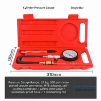 Kit de testeur de compression de cylindre et de manomètre de pression de carburant à essence multifonction CIHOO G324, outil de diagnostic automobile et moto