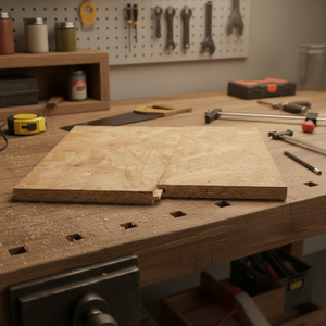 Tableros de virutas con acabado ranurado y encaje, base estándar básica, OSB3, impermeables, ecológicos, pisos de ingeniería <span class=keywords><strong>para</strong></span> uso interior - Product Image 1